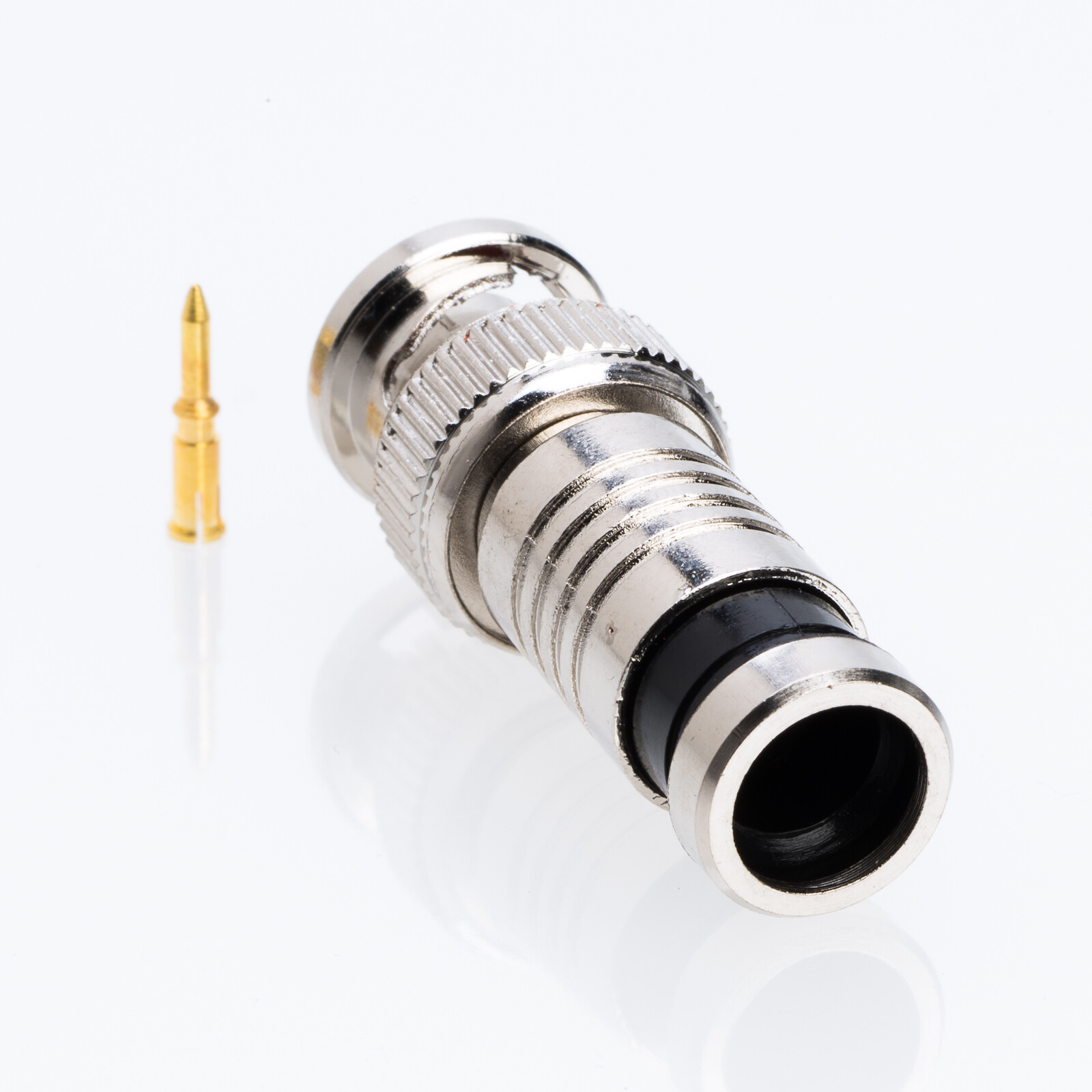 BNC Compression Connector For RG6 RG59 Security Coaxial Cable CCTV Male Coax Lot