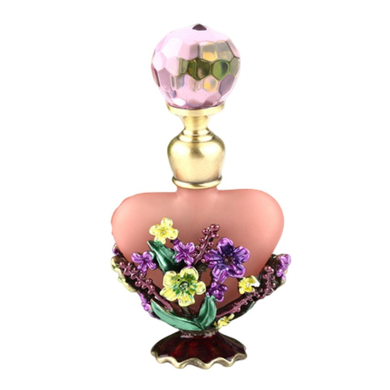 5ml Flower Empty Perfume Bottle Refillable Vintage Scent Bottle Ladies Gift
