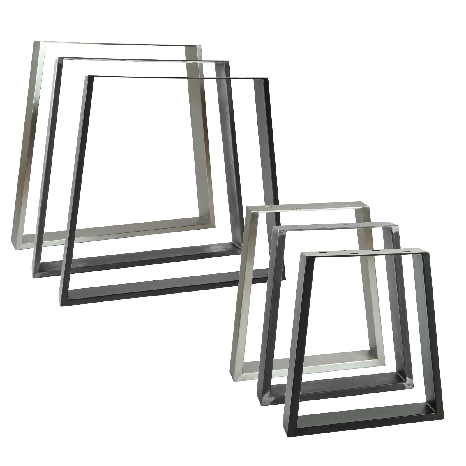 Tischkufen TRAPEZ V-Form Tischgestell Bankkufen Couchtischkufen Hairpin Legs DIY
