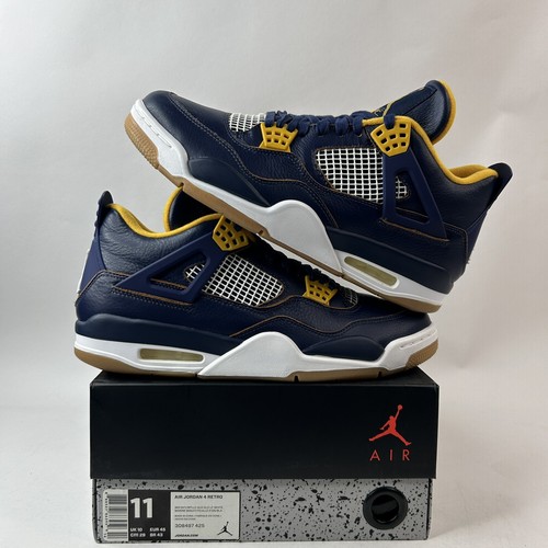 jordan 4 red blue and gold