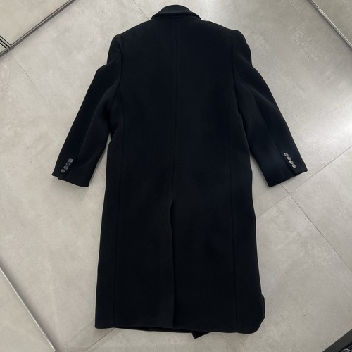 Pre-owned Saint Laurent Wool Oversized Coat In All Sizes In Black