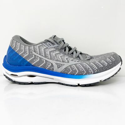 

Mizuno Mens Wave Rider 24 Waveknit 411225 FG00 Серые кроссовки Кроссовки Размер 7, Серый, Wave Rider 24 Waveknit