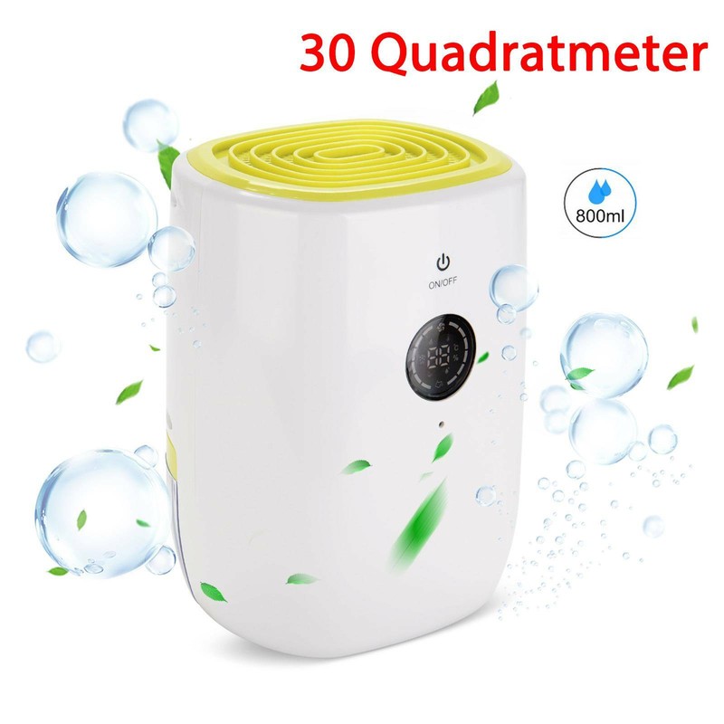 800ML LED Luftentfeuchter Raumentfeuchter Schlafzimmer Entfeuchter Elektrisch