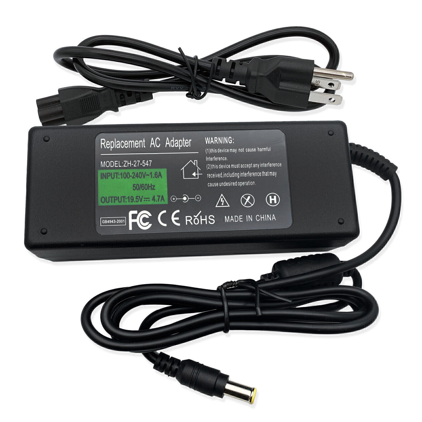 AC Adapter For LG 32GK650F-B 32GK65B-B 32" LED Monitor Power Supply Cable Cord
