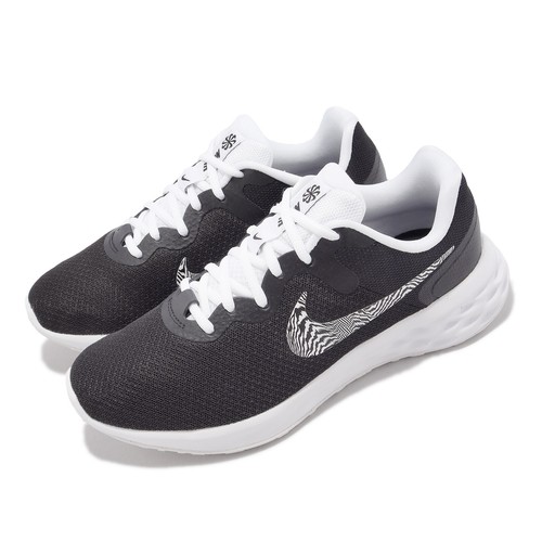 

Nike Wmns Revolution 6 NN PRM Black Zebra White Women Running Sports DR9960-001, Черный, Wmns Revolution 6 Nn Prm
