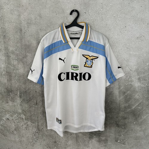 1998-1999 ラツィオ ミハイロヴィッチ プーマ XL Vintage SS Lazio Soccer Black Jersey 1998-99 Puma XXL CIRIO