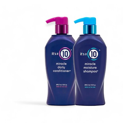 It's a 10 miracle Moisture Shampoo & Daily Conditioner 10 oz Lot of 2 New Bottle