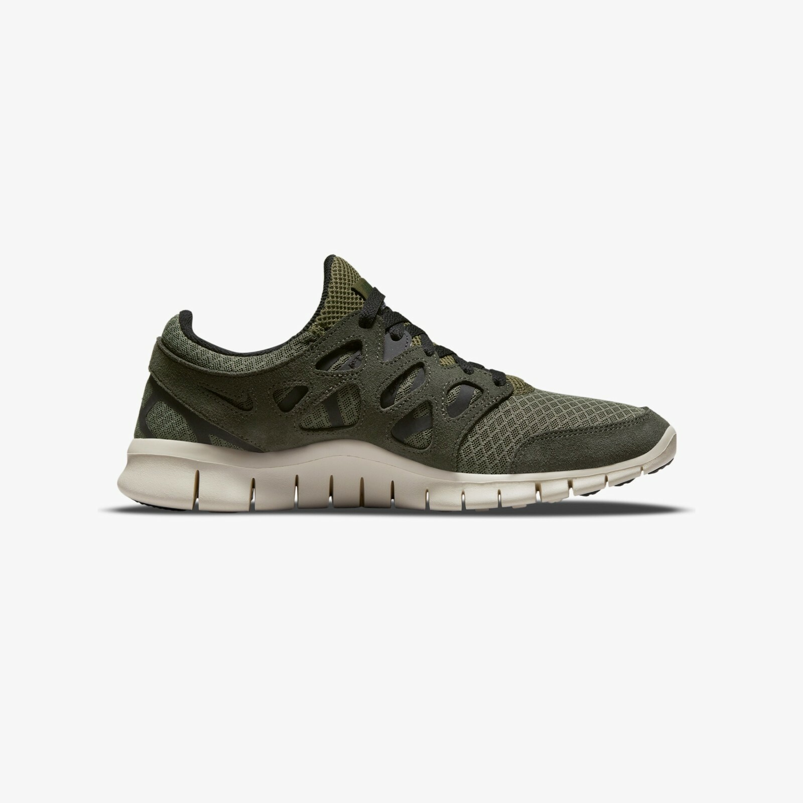 Мужские кроссовки Nike Free Run 2 537732-305 SEQUOIA BLACK MEDIUM OLIVE-SAIL