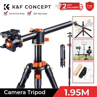 K&F Concept Professional SA254T3 Camera Tripod with 360° Ball Head for DSLR SLR