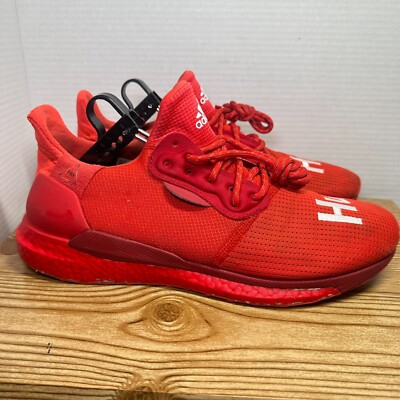 Adidas Pharrell X Solar Hu Glide Human Race Power Red Sneakers Men's 11 EF2381