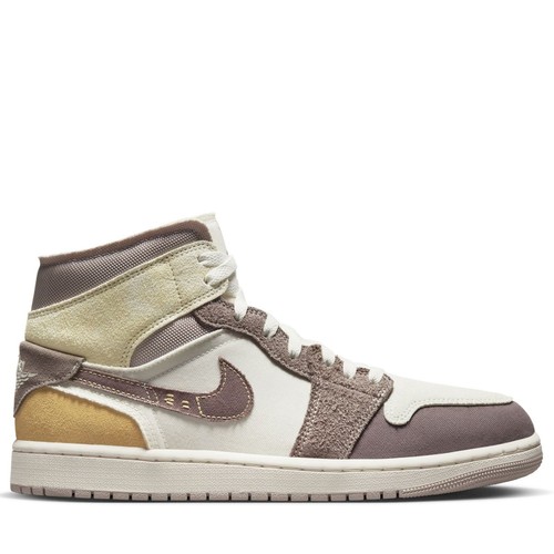 

[DM9652-102] Мужские кроссовки Air Jordan Retro 1 Mid SE Craft Taupe Haze, Sail/taupe haze/fossil stone/celestial gold/muslin