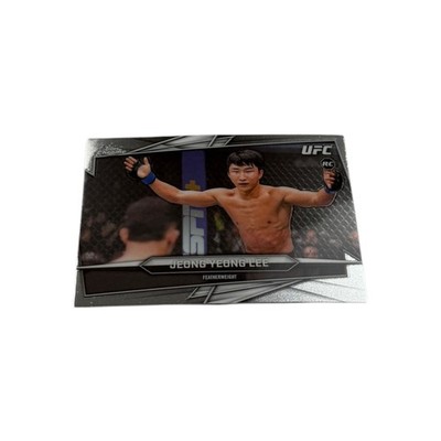 2024 Topps Chrome UFC Jeong Yeong Lee RC Rookie Card #196 Featherweight MMA