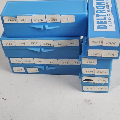 Lot of Go NOGO Plug Gages From Closed Bosch Repair Facility 