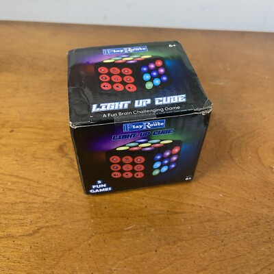 Playroute Brain & Memory Cube Toy | 5 Electronic Handheld Games for Kids | Gift