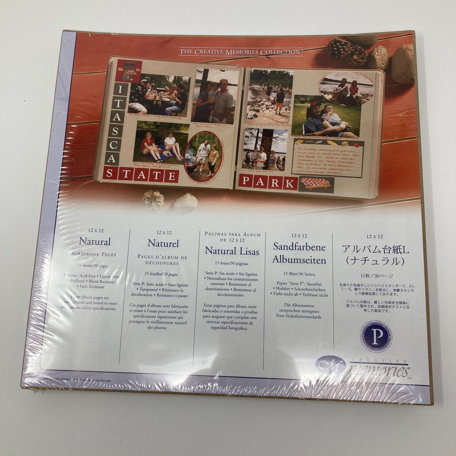 Creative Memories 12 X 12 Pages & protectors, Old Style, White, Spargo,Nat., Blk