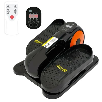 Elliptical Machine Bike Trainer Electric Foot Pedal Exerciser with Cardio LCD US