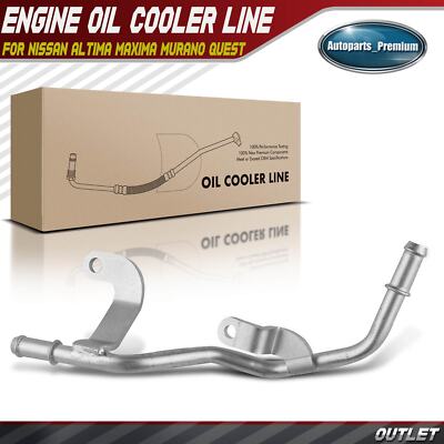 Engine Oil Cooler Hose Line Assembly for Nissan Altima Maxima Murano Quest 3.5L