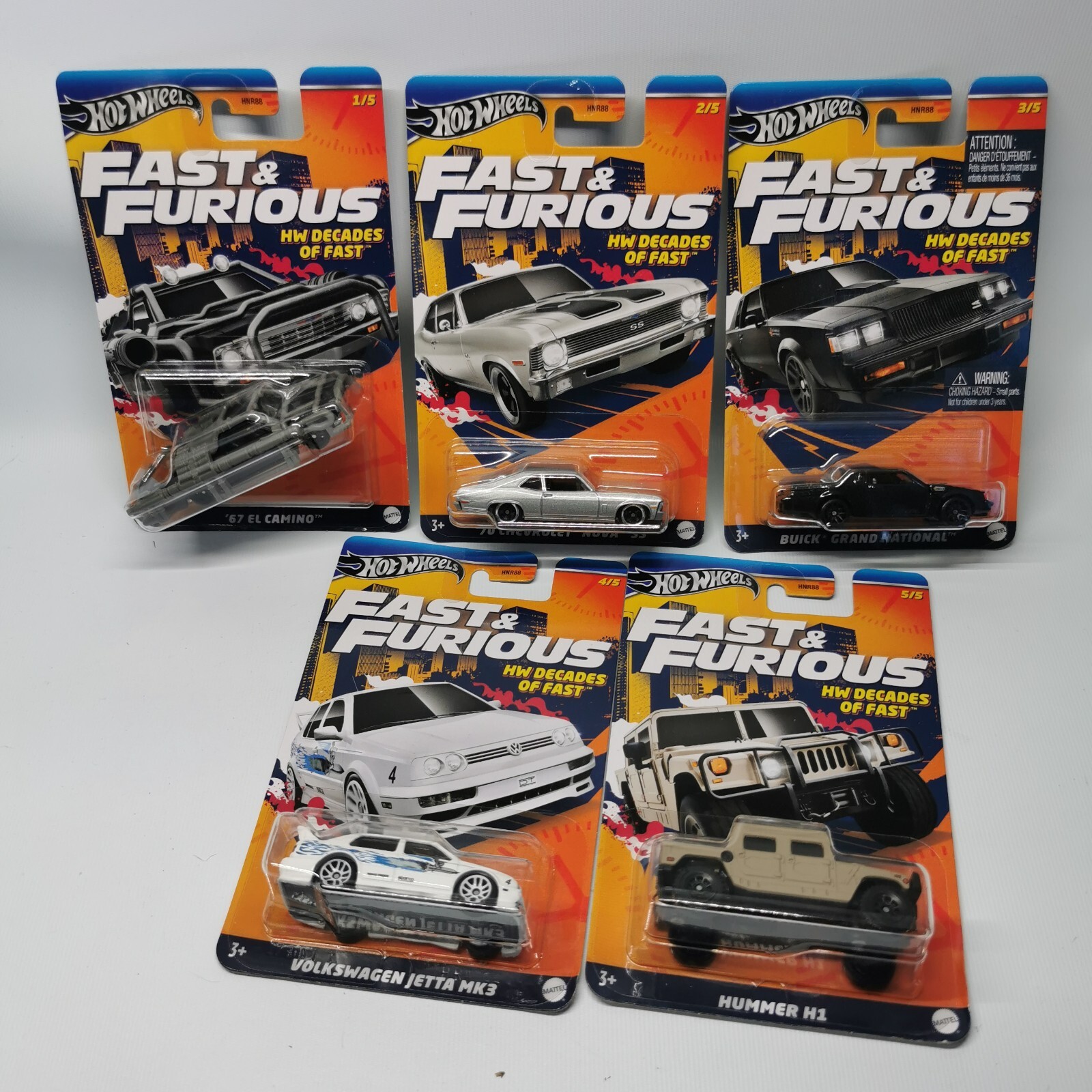 ① Hot Wheels Fast & Furious ミニカーセット Amazon.com: Hot Wheels Cars, Premium Fast & Furious 1:64