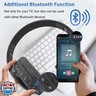WallarGe Wireless Headphones for TV Watching, Comfortable for Seniors with Bluetooth 5.3, Easy Setup Headphones with USB Transmitter, 25 Hours Play and No Audio Delay