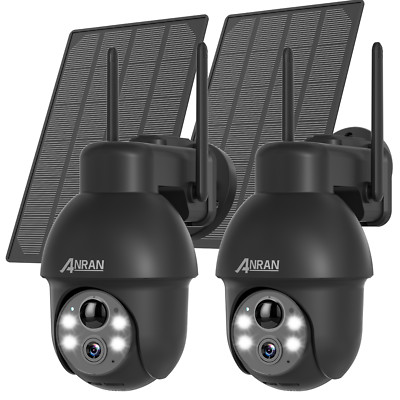 ANRAN Solar Kamera FUNK ÜBERWACHUNGSKAMERA Outdoor WLAN WIFI IP CAMERA Set AUßEN