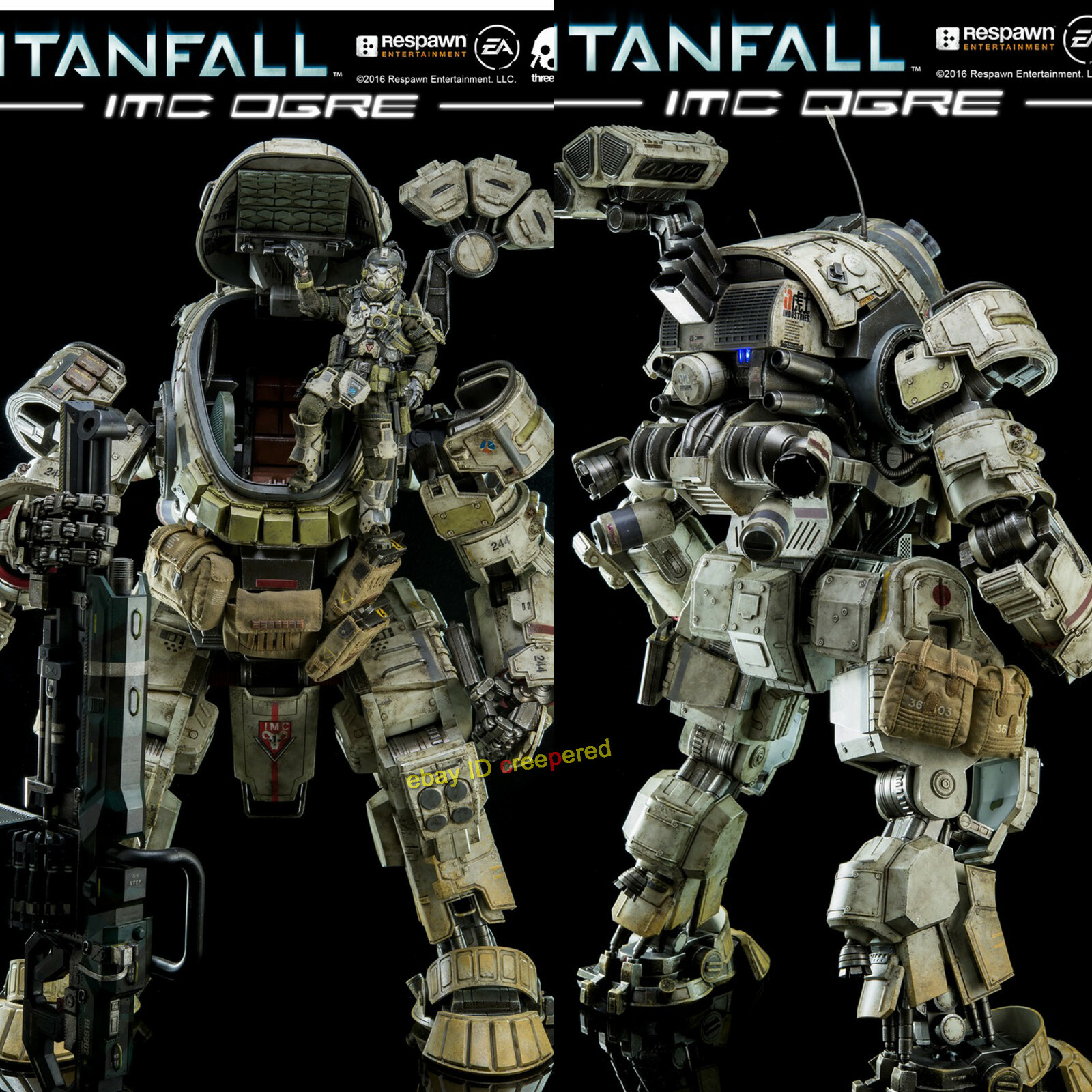 ThreeZero 3A Titanfall IMC Ogre Action Figure Collectible 1 ThreeZero 3A Titanfall IMC Ogre Action Figure Collectible 1