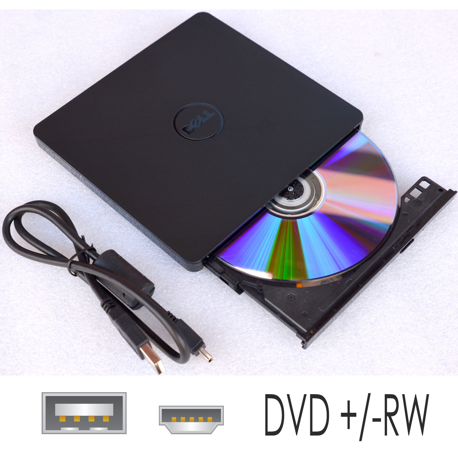 Dell USB Slim DVD Drive DVD+/-RW CD CD-RW Drive DW316 CN