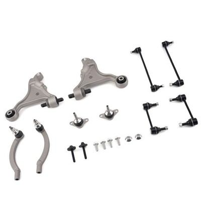 10x Suspension Front Lower Control Arms Sway Bar For Volvo S60 V70 2001-2007