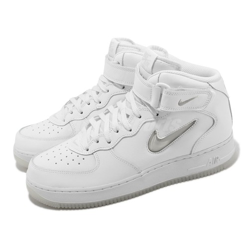 

Мужские повседневные кроссовки Nike Air Force 1 Mid 07, цвет месяца Summit White DZ2672-101, Белый, Air Force 1 Mid 07
