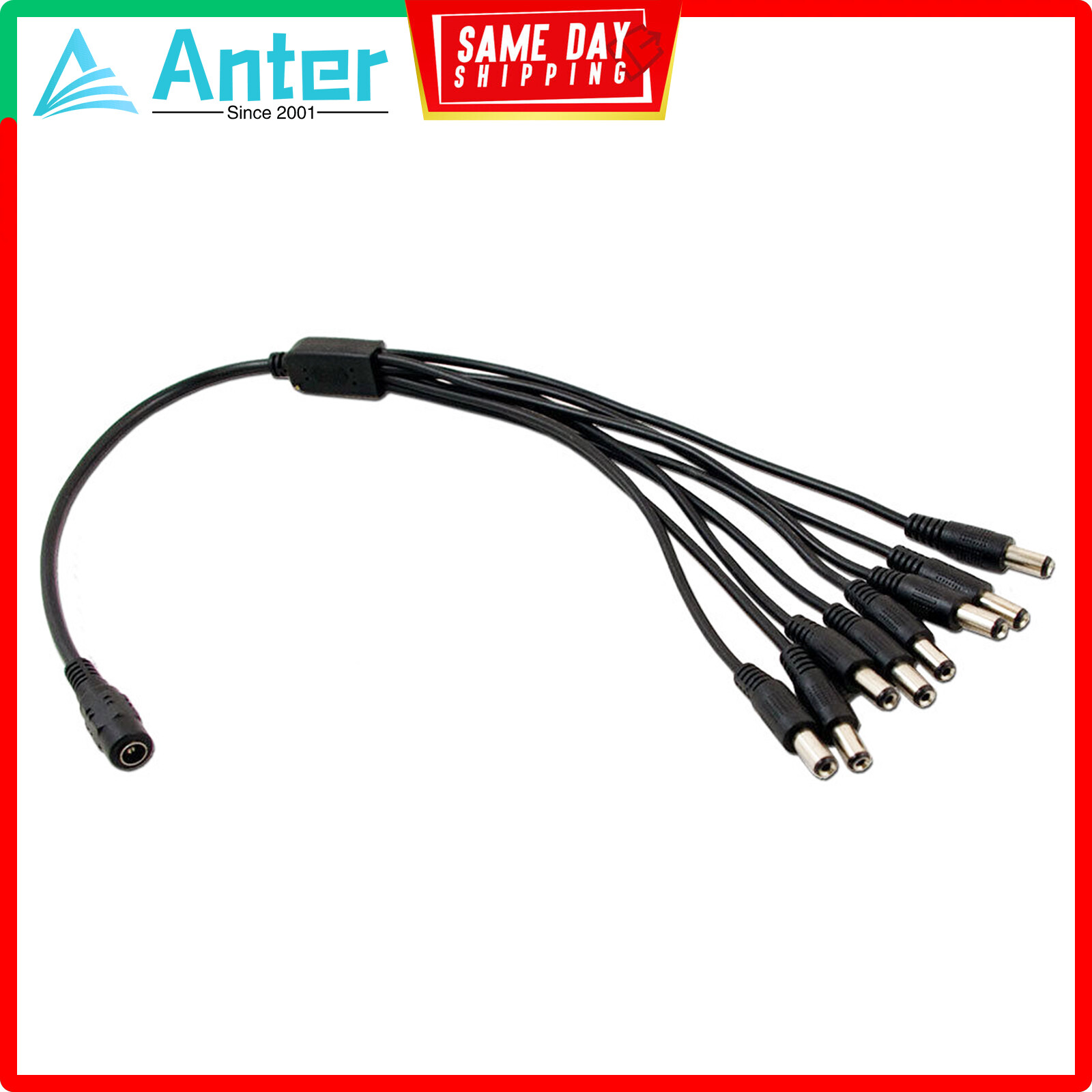 8 Port 12V 5A DC Power Adapter For Night Owl IR Security Cameras Charger Supply