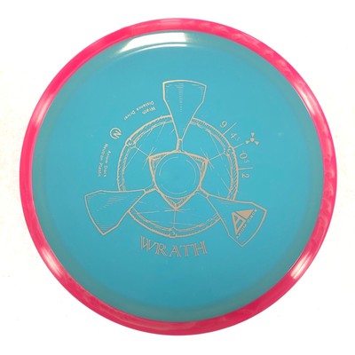 NEW DISC GOLF MVP NEUTRON WRATH OVERSTABLE DISTANCE DRIVER 165g BLUE PINK RIM