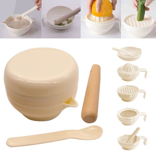 Details About 6 In 1 Portable Safety Baby Food Feeding Processor Grinder  Juicer Filter Maker