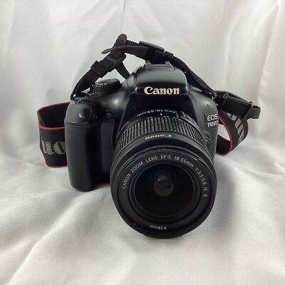 Canon EOS 1100D Digital Camera DS126291 w/ Canon Zoom Lens UNTESTED (L5) W#686
