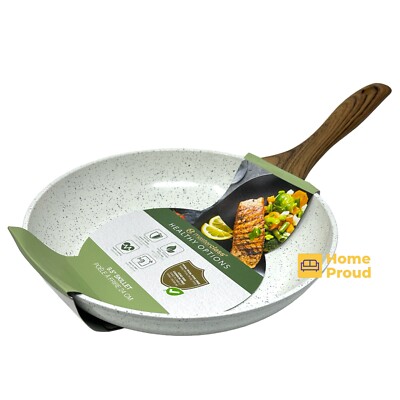Masterclass Frying Pan Skillet Non-Toxic Ceramic Coating  Nonstick 9.5 Inch New