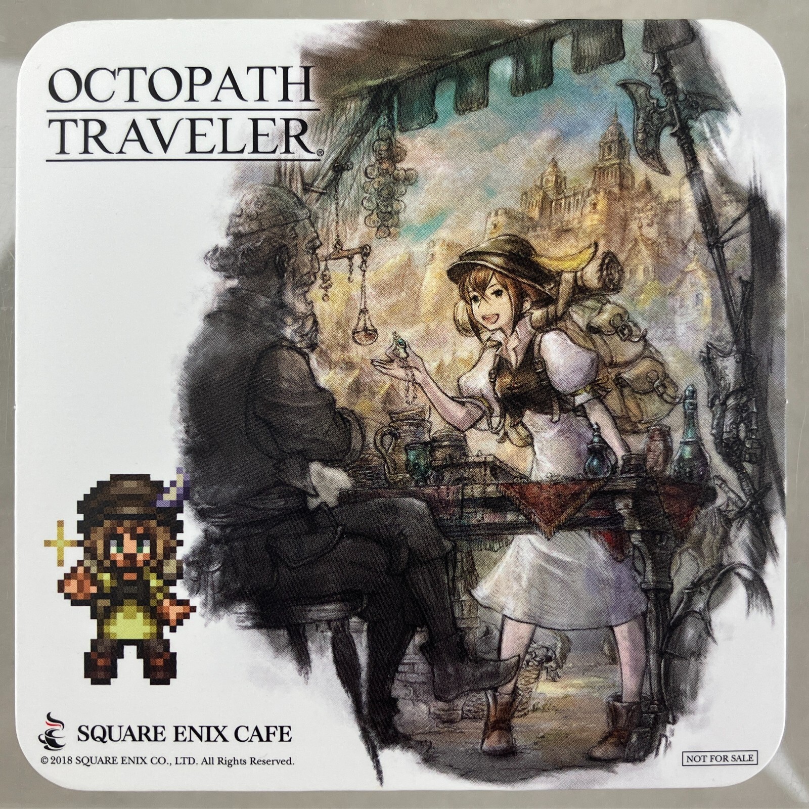 Square Enix Café Octopath Traveler Tressa Colozone Limited