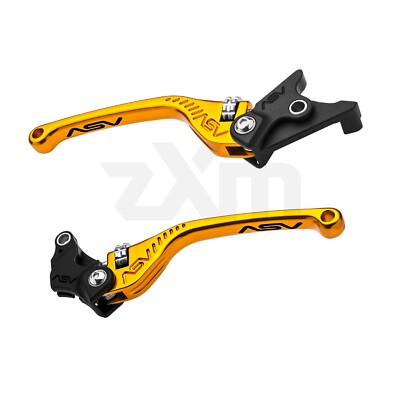 2004-2008 Triumph Speed Triple ASV Inventions F3 Sport Brake & Clutch Lever Gold