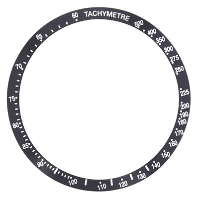 BEZEL INSERT FOR OMEGA SPEEDMASTER MARK 40 COSMOS AUTO 3520.50, 3520.53 BLACK
