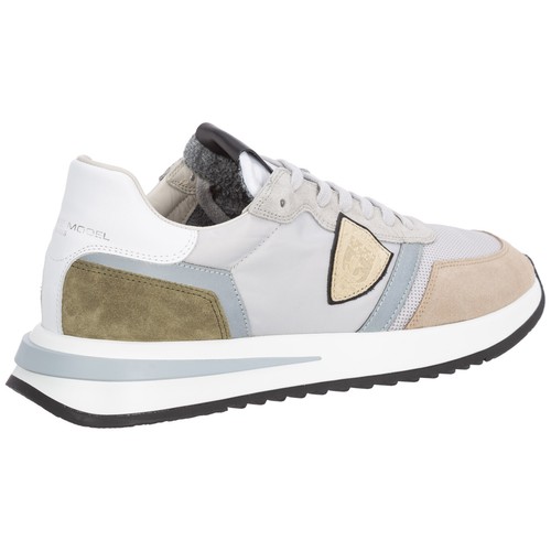 PHILIPPE MODEL PHILIPPE MODEL SNEAKER HERREN TROPEZ 2.1 TYLU-W003 GRIS - LEDER LOGO