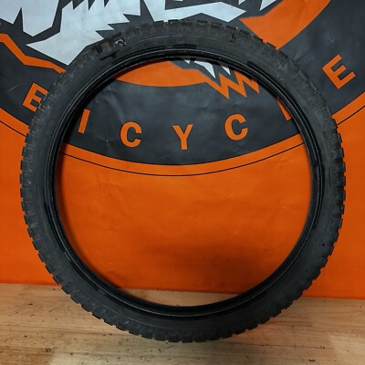 Vintage BMX Knobby Tire Old School BMX Cheng Shin 20'' 2.125  Black C-609