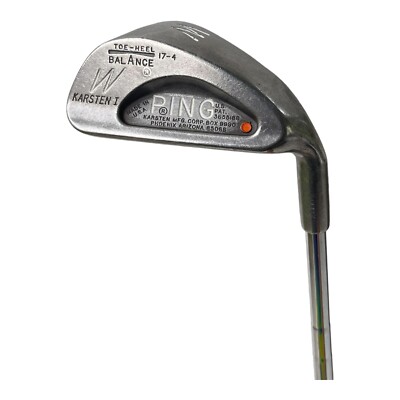 Ping Karsten I Toe-Heel Balance Wedge Orange Dot ZZ Lite Steel Shaft 35.5'' RH 