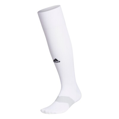 Adidas Soccer Metro Socks, Youth 4Y-6 Men's Shoe 5-8.5 M, White, Over Calf S15MP