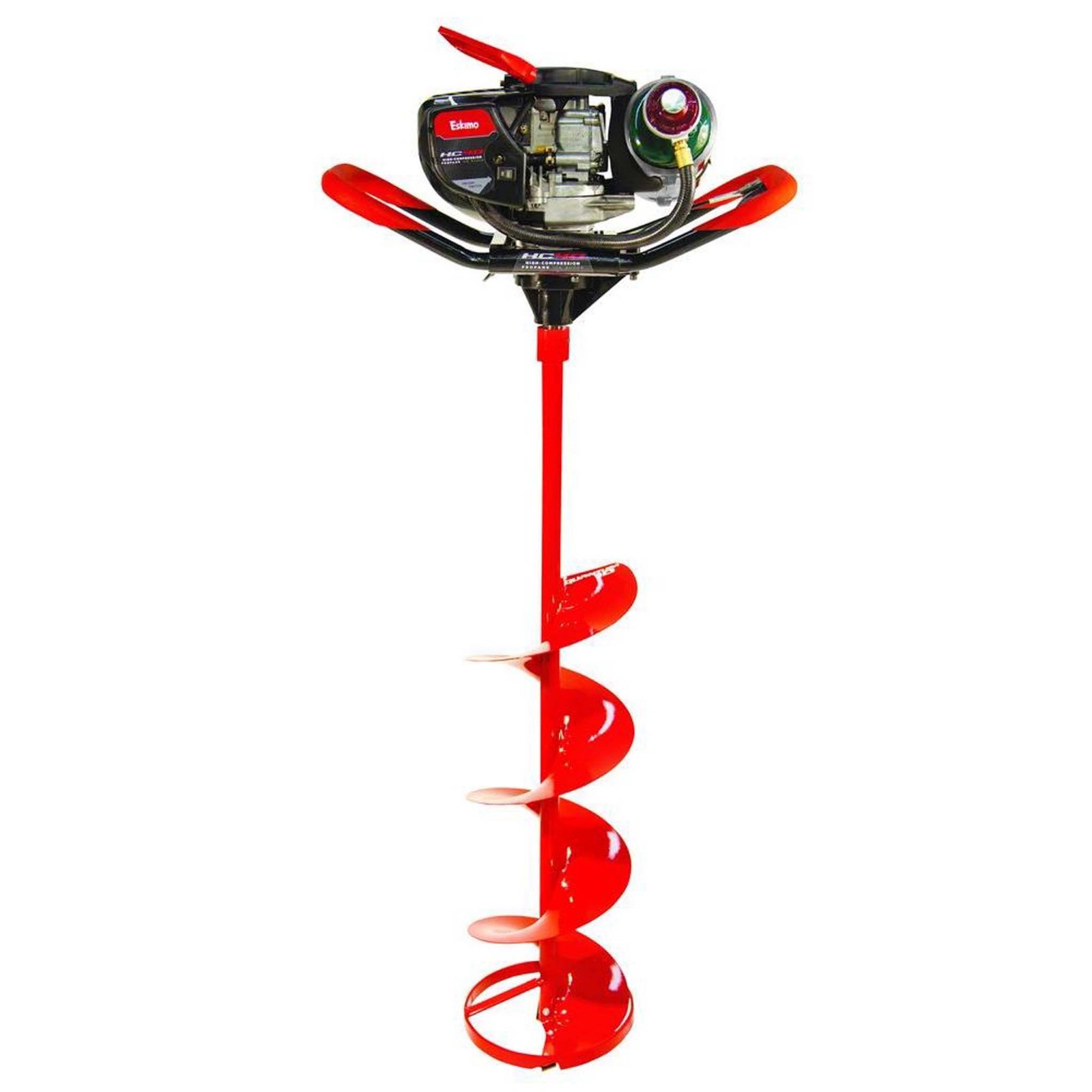 Eskimo Propane Ice Auger 40cc Quick Release Low Maintenance Auto Prime Fuel