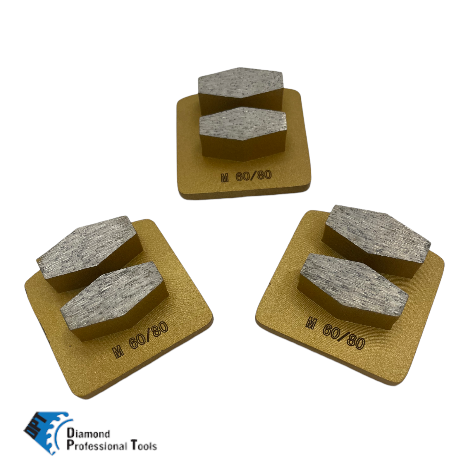 9 Pack Grinding Discs for Husqvarna PG Concrete Grinders Medium Bond 60 Grit