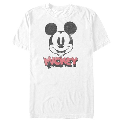 Men's Mickey & Friends Mickey Mouse Retro Headshot T-Shirt