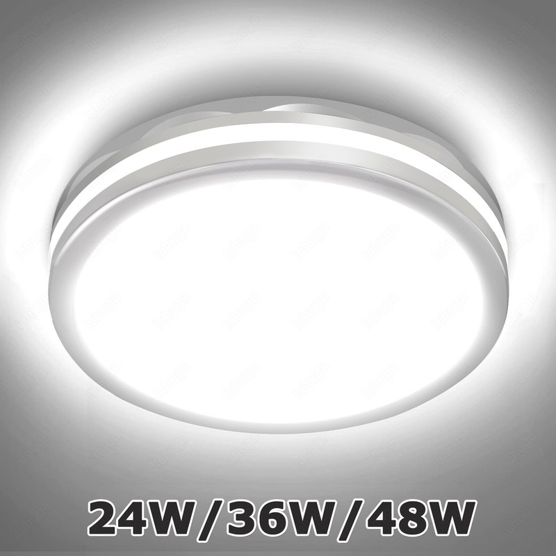 Led Deckenlampe Deckenleuchte 24 36 48w KÃ¼Chenlampe Flurleuchte Badezimmer Ip45