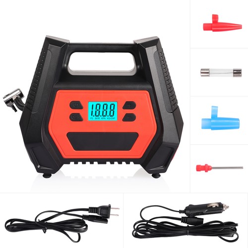 Pump Car 12v Dc & Home 110v Ac Digital Tire Inflator Us