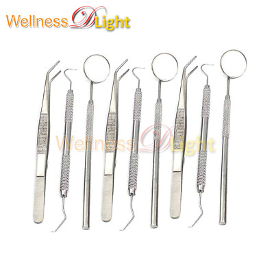45 Basic Dental Set Mirror Explorer College Pliers Instruments