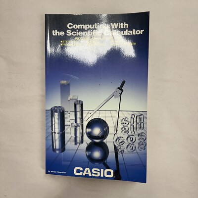 Computing with the Scientific Calculator Casio MANUAL BOOK 1986 paperback /r13
