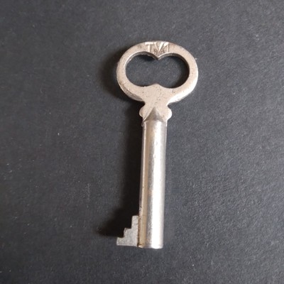 Vintage Skeleton Key With ''TV1'' Marking 1.5'' In Length Perfect Pendant Size TV1?