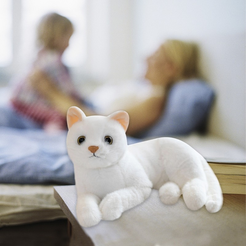 Cat Stuffed Animals Realistic Cat Stuffed Animal Kitten 12 inch Plush