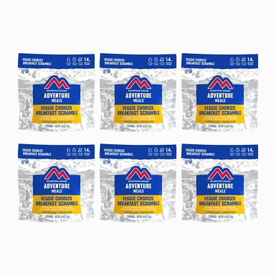 Mountain House Veggie Chorizo Breakfast Scramble Backpacking Food - 6 Pouches